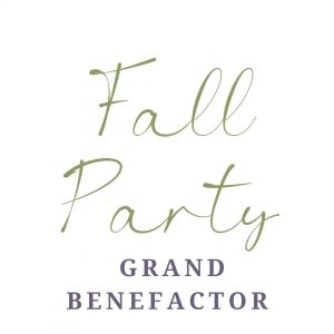Fall Party Grand Benefactor Sponsor