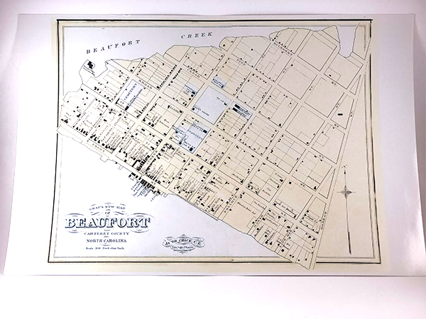 Civil War Beaufort Map