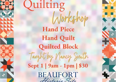 Quilting Workshop!