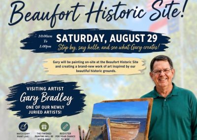An Artist at Work: Gary Bradley at the Beaufort Historic Site